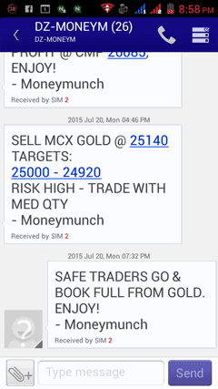 mcx gold live tips