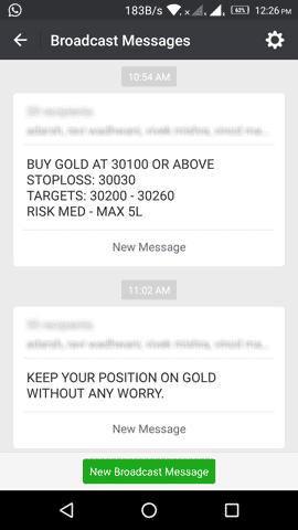 gold tips sms