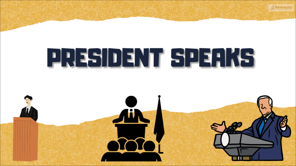president speaks event