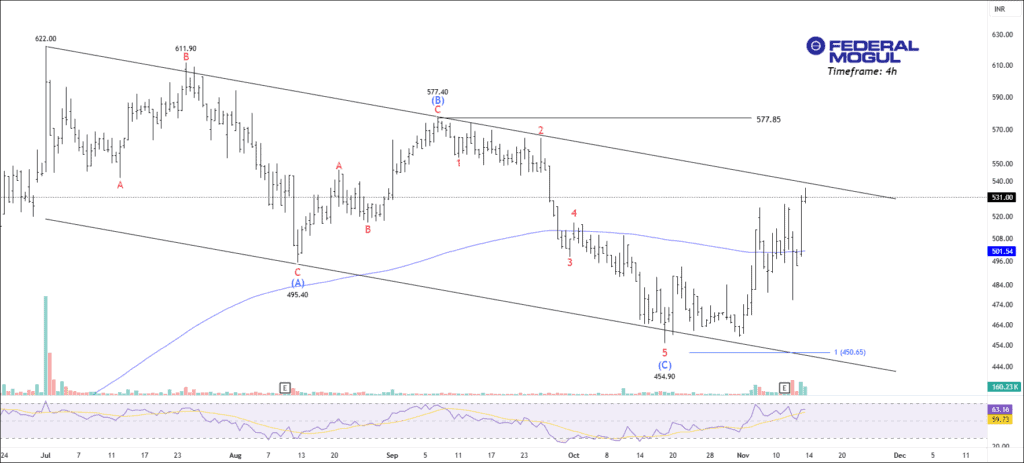 free nse FMGOETZE chart calls